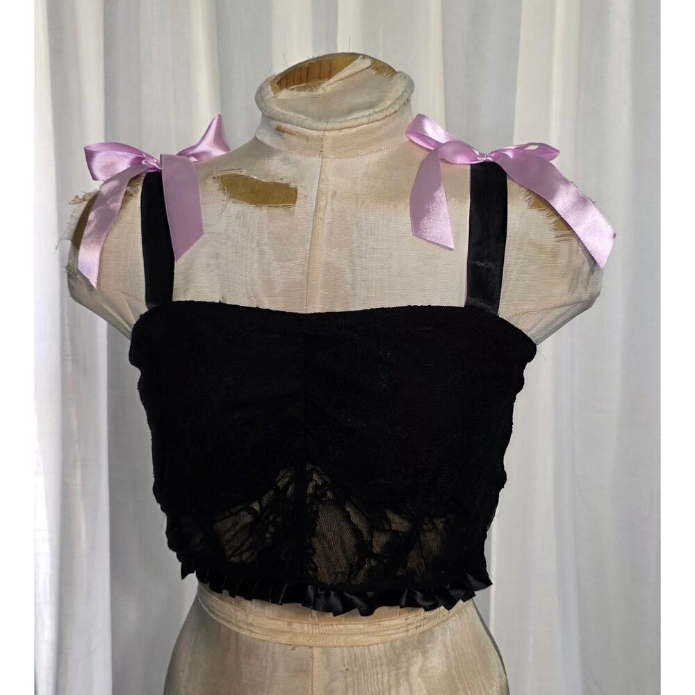 Body Rage by Spencers Women's Size XL Corset Top Fairycore Grunge